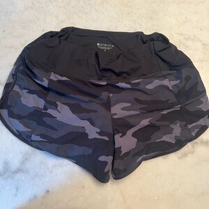 ATHLETA Women's Camo Black Shorts
